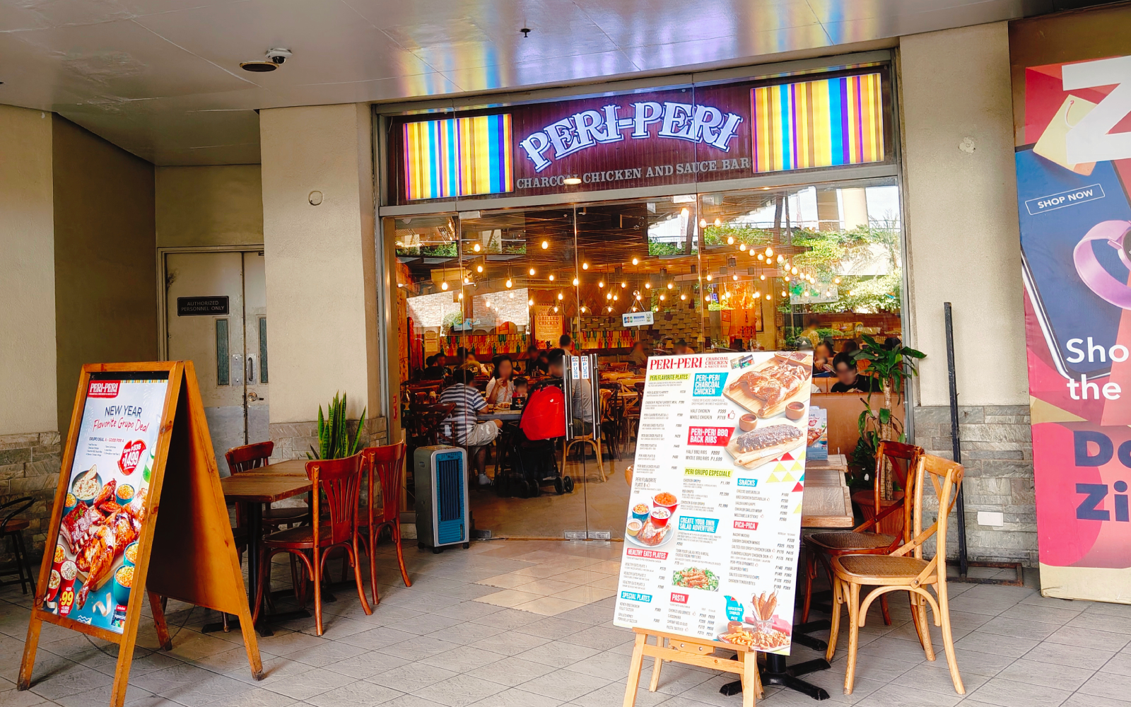 PERI-PERI CHARCOAL CHICKEN AND SAUCE BAR in TriNoma